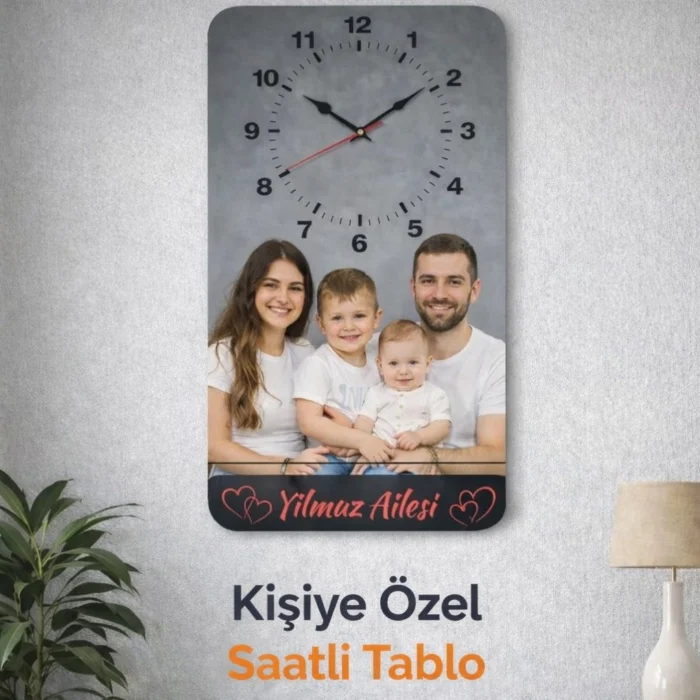 Kişiye Özel Saatli Tablo